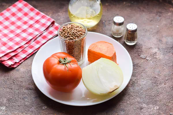 гречка с помидорами рецепт фото 1